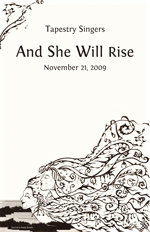 And She Will Rise Program Cover