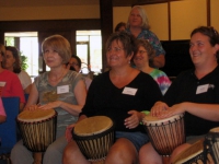 Drumming Circle at workshop