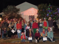 Tapestry Singers and friends caroling