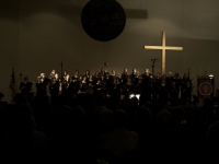 A view of the chorus from the audience