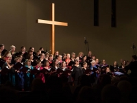 Choir performing