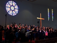 Choir in rehearsal