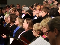 Choir in rehearsal