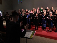 Choir in rehearsal