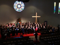 Choir in rehearsal