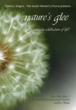 Nature's Glee Program Cover