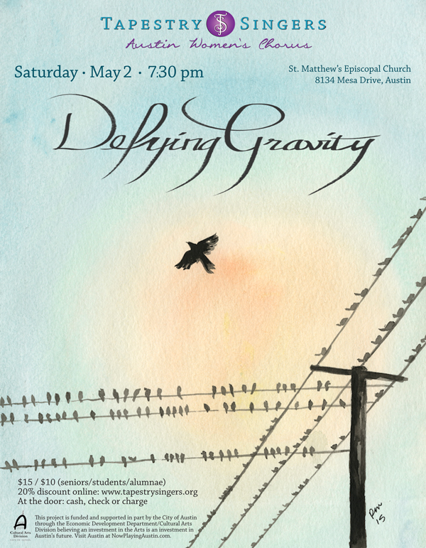 Defying Gravity Concert Flyer